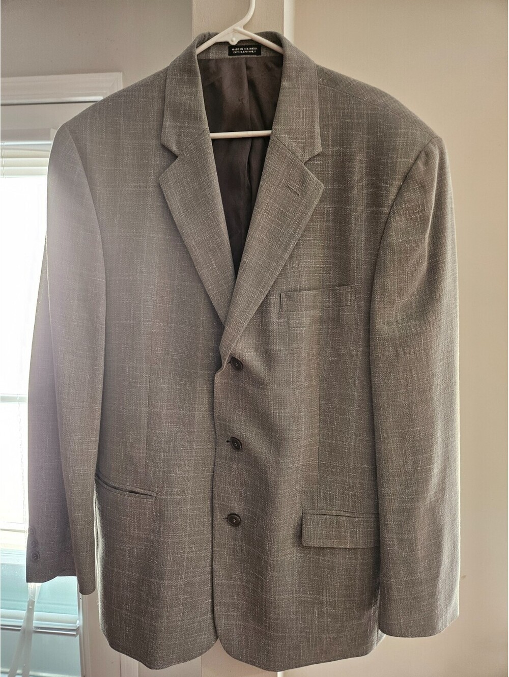 Andrew Fezza Gray Suit Jacket Men's 44R